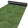 ANRO Läufer Flur Teppich Läufer Küchenläufer Küchenteppich Teppich Velours rutschfest waschbar für Flur, Schlafzimmer, Wohnzimmer, Küche Baker Grün 67 x 140cm