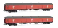 Electrotren 2er-Set Gepäckwagen DD-8100, rot,RENFE,  Ep. V 4001_HE