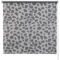 Seitenzugrollo K-home Verdunklungsrollo bedruckt Stein, K-HOME, verdunkelnd, ohne Bohren, freihängend, Klemmfix, bedruckt Steinoptik grau 85 cm x 200 cm