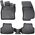 Design 3D Gummimatten Set für FIAT 500 & 500C 2007-2020 (Passt Nicht in FIAT 500x & 500e) | Extra hoher Rand - Fußmatten