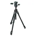 Manfrotto 290 DUAL Kit, Alu, 3 Segm., 90° Mittelsäule, 3-Wege-Neiger