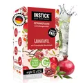 INSTICK Zuckerfreies Instant-Getränk (Granatapfel) - 1 Packung für 12 x 0,5-1 L - Veganes Getränkepulver Kalorienarm & Vitamin C - Instant-Pulver