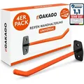 Gakago Reifenhalter Wandhalterung – 4er