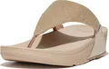 FITFLOP FitFlop Lulu Shimmerlux Toe-Post Sandals BEIGE 38