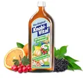 KnobiVital mit Weißdorn und Holunder Bio (960 ml) I Hochkonzentrierter Knoblauchsaft mit Thiamin für Energie, Nerven & Herz I Natürlich & ohne Zusätze