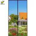 Fliegengitter Tür Magnet 100x220cm Insektenschutz Fliegenvorhang für Balkontür
