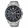 Armbanduhr casio edifice EFS S510D 1AVUEF Schwarz Und Edelstahl