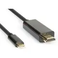 Hamlet XVAUC-HDM4K20 Videokabel und Adapter 2 m USB Typ-C HDMI Typ A (Standard) Schwarz (USB Typ-C) (XVAUC-HDM4K20)