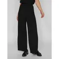 Vila Schlupfhose VIPLISA HW LOOSE PANTS - NOOS Sommerhose, plissierte Optik schwarz XL (42)