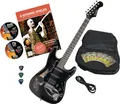 Rocktile Pro ST60-SK E-Gitarre Skull mit Zubehör (Gitarre Gigbag Tasche, Kabel, Plektren, Gitarren Schule mit CD & DVD, Satz Gitarrensaiten)