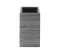 WESTMANN Pflanzenkübel Mono aus Holz | 33x33x56 cm Grau | Blumentopf für Garten & Terrasse | Pflanzentopf zum Bepflanzen | FSC® - Zertifiziert