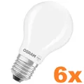 6 x Osram E27 BASE Classic LED Lampe Warmweiß 4W wie 40W