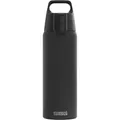 SIGG - Edelstahl Trinkflasche - Shield ONE Black - Für Kohlensäurehaltige Getränke Geeignet - Auslaufsicher - Federleicht - BPA-frei - Outdoor & Fitness - Schwarz - 0,75L
