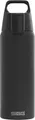 SIGG Trinkflasche Shield ONE Black 750 ml | Edelstahl 18/8 | auslaufsicher | BPA-frei | für Sprudel | schwarz