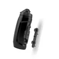 Wasserflasche Twist 590ml Schwarz + Angriff für Fahrrad FL TS 09636 (Blk)