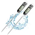 2 Stück Digitale Küchenthermometer, Digitales Thermometer für Lebensmittel mi...