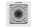 7444000413 Kindermann Konnect 50 alu Modulares Faceplate-Snap-In Speakon (4- ~D~