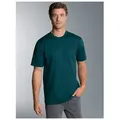 Trigema T-Shirt TRIGEMA T-Shirt DELUXE Baumwolle (1-tlg) blau XL (54/56)