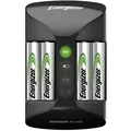 Energizer Pro Charger CHPRO Rundzellen-Ladegerät NiMH Micro Akkuladegerät Akku