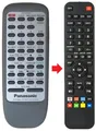 Fernbedienung passend für PANASONIC EUR644864 | RX-ED707 | RXED50