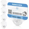 4 Parkscheinhalter Auto Frontscheibe Windschutzscheibe Halterung Halter kfz Clip