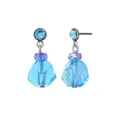 Konplott Ohrstecker hängend Daily Desire blau grün Antik Silber Ohrringe