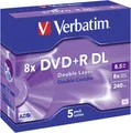 Verbatim 43541 DVD+R DL Rohling 8.5GB 5 St. Jewelcase