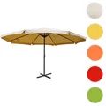 Mendler Sonnenschirm Meran Pro, Gastronomie Marktschirm mit Volant Ř 5m Polyester/Alu 28kg ~ Variantenangebo 34344