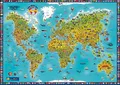 MARCO POLO Panorama Kinderweltkarte: Plano im Folienschlauch (137 x 97 cm)
