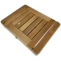 Mobile Gartendusche Bodendusche aus massivem Teak-Holz