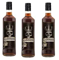 3 Flaschen Hammer Likör Rum-Cognac-Kräuter-Whisky-Frucht Geschmack a 700ml 20% Vol. Likör