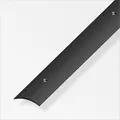 alfer Übergangsprofil 1 m, 30 x 5 mm PVC (Kunststoff) glatt schwarz