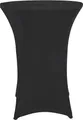 Perel Standing table cover Stehtischüberzug Schwarz FP201