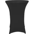 Perel Standing table cover Stehtischüberzug Schwarz FP201
