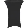 Perel Standing table cover Stehtischüberzug Schwarz FP201