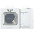 Guess Airpods 4 Hülle Case Cover Schutzhülle Silicone 4G Charm black