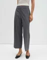 someday Schlupfhose CHARLIE CROPPED WIDE Leg Pants mit Viskosemix weiter, gerader Beinverlauf, pflegeleicht