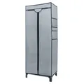 Faltschrank 68 x 45 x 175 cm Stoffschrank Kleiderschrank Camping Steckschrank