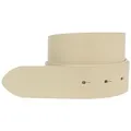 BELTINGER Ledergürtel Wechselgürtel aus Vollrindleder mit Druckknöpfen 4 cm - Druckknopf-Gür (1-St) beige 90 cm (Gesamtlänge 105 cm)