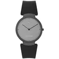 Jacob Jensen Damen-Armbanduhr 35mm Armband Kautschuk Schwarz Gehäuse Vergoldetes Edelstahl Batterie 103