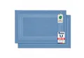 Komfortec Badematte Badvorleger aus 100% Baumwolle, 50x70 cm Duschvorleger, Waschbar Duschmatte, Frottee, Rechteckig, 600 g/m², 2er Set, Saugfähig & Schnelltrocknend