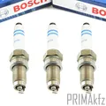 3x BOSCH 0241135520 Zündkerzen für Seat Ibiza IV V Skoda Fabia 3 Citigo VW Polo