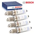 4X BOSCH 0241135520 ZÜNDKERZE FÜR SEAT IBIZA MII SKODA FABIA CITIGO VW POLO LOAD