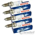4x BOSCH ZÜNDKERZEN 1.6 für SKODA FABIA 3 OCTAVIA 3 VW GOLF 7 SPORTSVAN CADDY 4