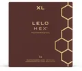 LELO HEX XL Kondome 36 er Pack revolutionär Wabenstruktur strukturiert Premium