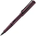 Lamy safari scarlet Füller - Füllhalter mit ergonomischem Griff & polierter Stahlfeder in Strichbreite EF - robuster ASA-Kunststoff - inkl. Tintenpatrone T 10 blau - Rechtshänder