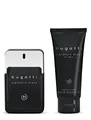 bugatti signature black Geschenkset Parfüm Herren I Eau de Toilette 100ml + Duschgel 200ml I Holziger Herrenduft I Geschenkbox Männer Pflegeset mit Parfum & Duschgel I elegant, sportlich, aromatisch