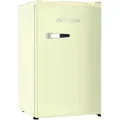 Respekta Kühlschrank Rico, Creme, Glas, 1 Schublade(n) Schubladen, E, 47.4x83.1x44.7 cm, LED-Innenbeleuchtung, Küchen, Küchenelektrogeräte, Kühl- & Gefrierschränke, Kühlschränke, Standkühlschränke