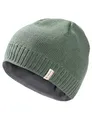 VAUDE Mütze Edo Beanie III in Grün – Warme & atmungsaktive Wintermütze - Unisex Beanie-Mütze in Rippstrick-Optik - Thermomütze ausgekleidet mit weichem Fleece - Made in Germany