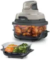 NINJA Heißluftfritteuse CRISPi 4-in-1 Cyber Space - FN101EUGY, 1700 W, tragbar